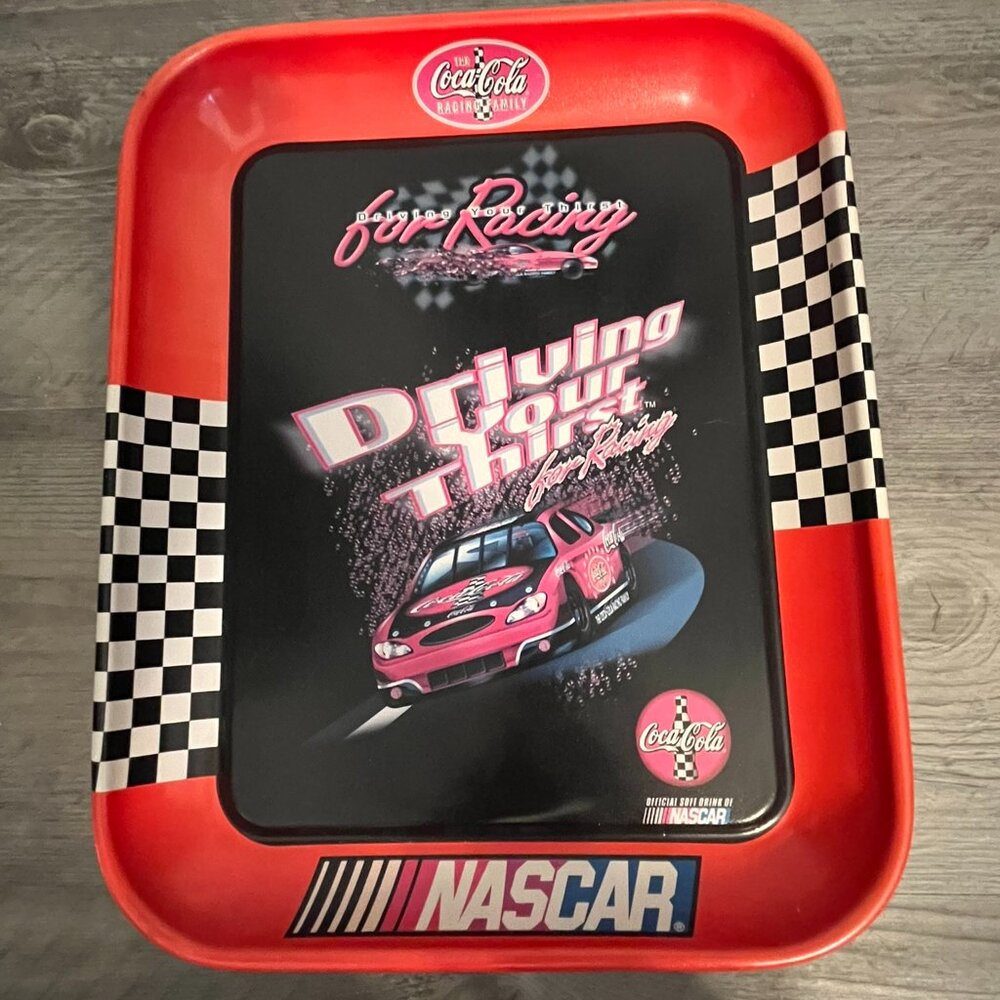 Coca Cola NASCAR Tray